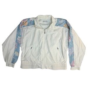 Sergio Tacchini Vintage Varsity Track Zip Up Jacket Womens Size 44